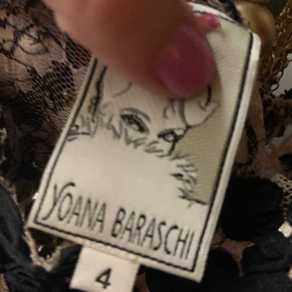 Black and cream lace dress - Picture 2 of 2